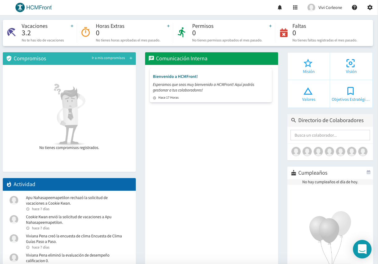 ¿Qué es el Dashboard y qué contiene?